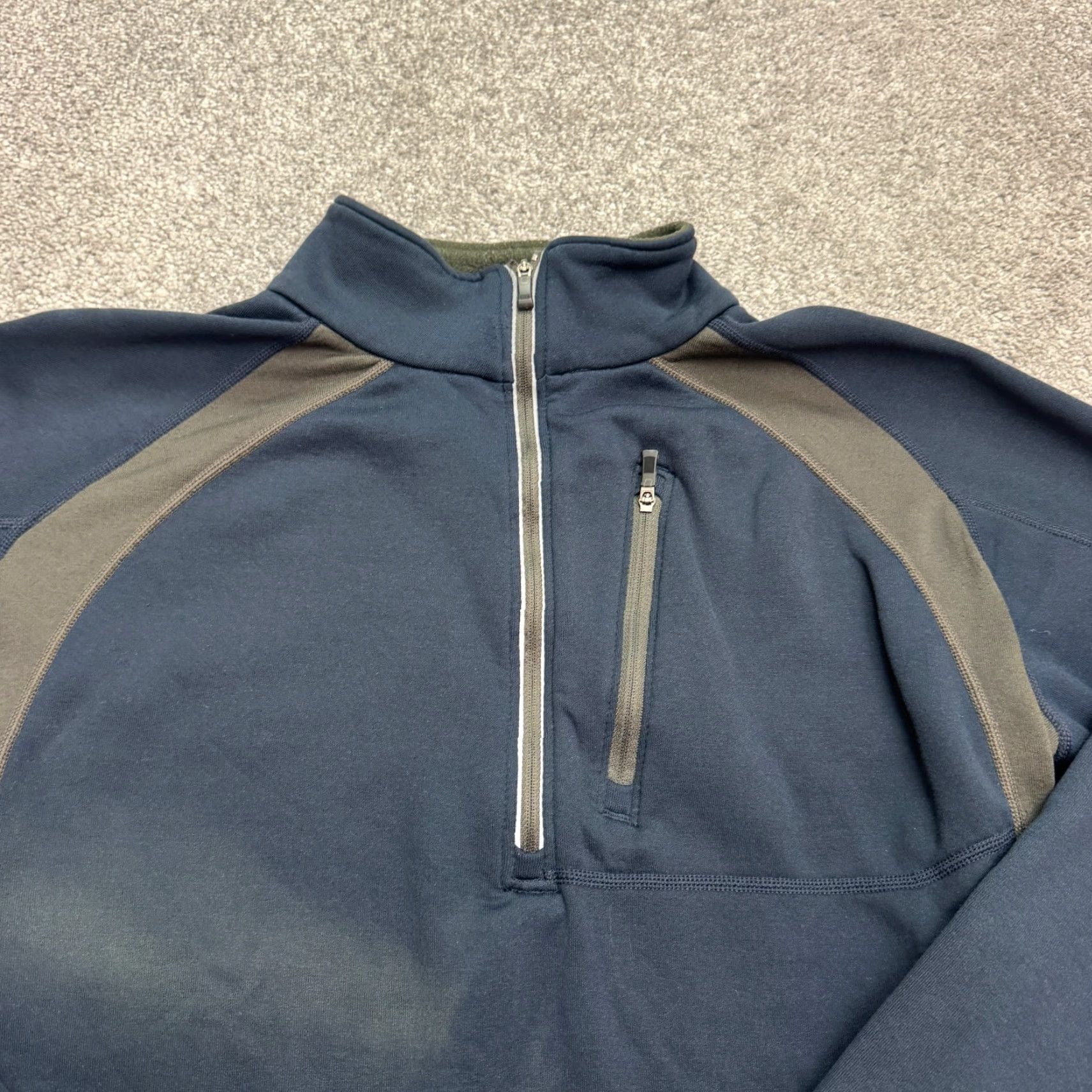 Vintage REI Co-Op Fleece 1/4 Zip Jacket Mens Large Blue Gray Outdoor Hiking Trekking Size US L / EU 52-54 / 3 - 3 Thumbnail