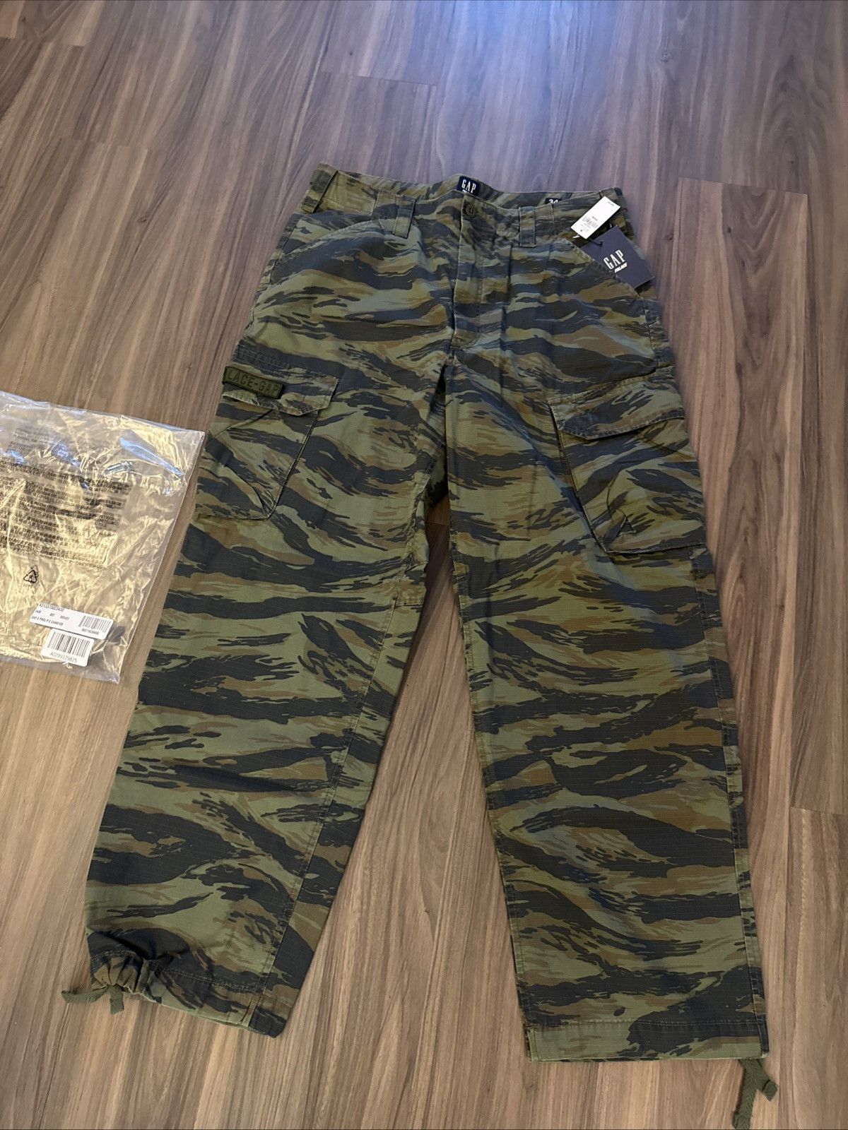 Gap × Palace GAP x PALACE Cargo Pants Tiger Camo 34x30 Rare Collab