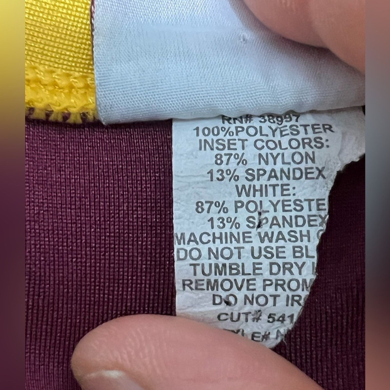 Vintage Vintage Glades Central Football Game Used Jersey J. Woodson Size US XXL / EU 58 / 5 - 9 Thumbnail