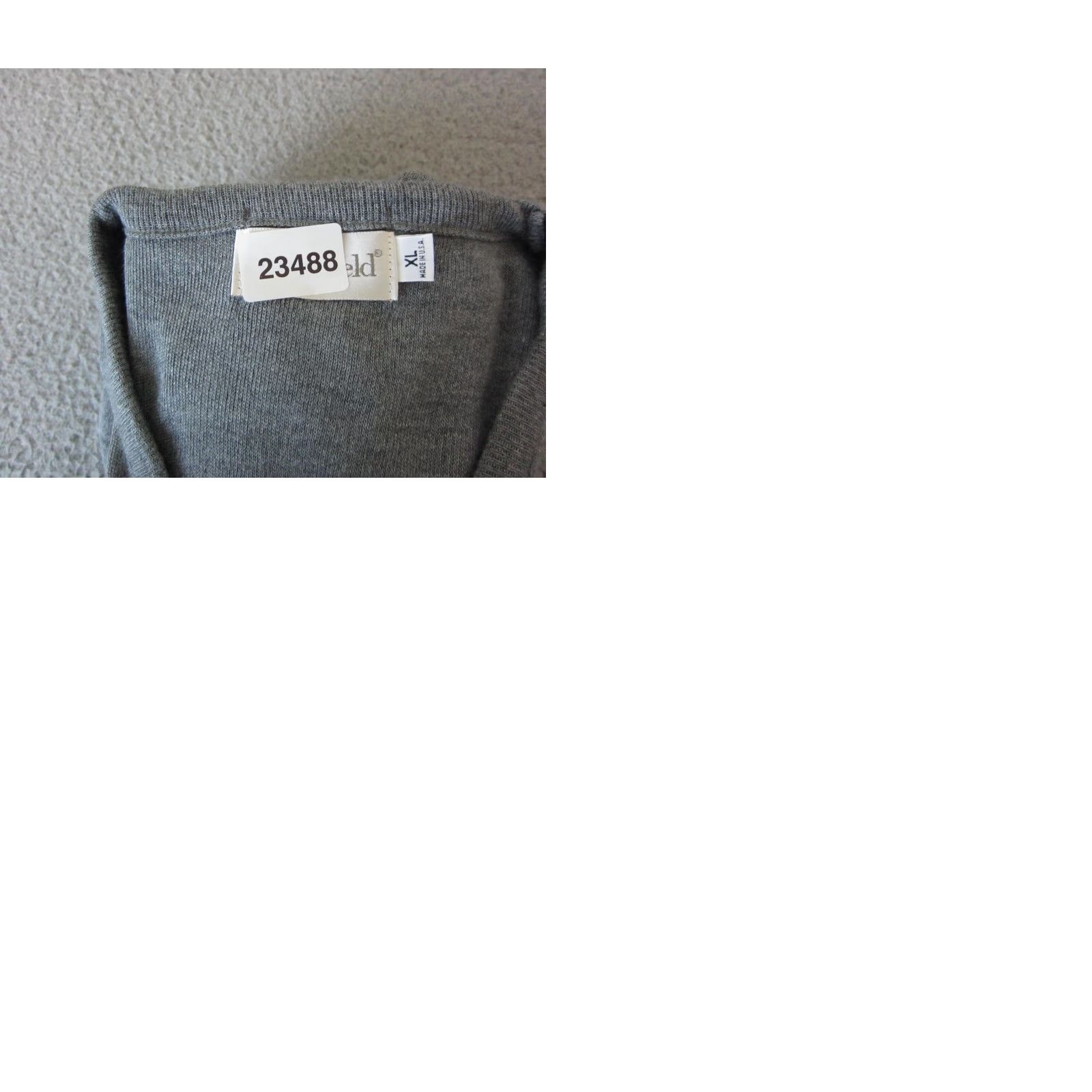 Vintage VINTAGE Sedgefield Sweater Mens XL Gray V-Neck Knit Pullover Knit Made in USA 80s Size US XL / EU 56 / 4 - 9 Thumbnail