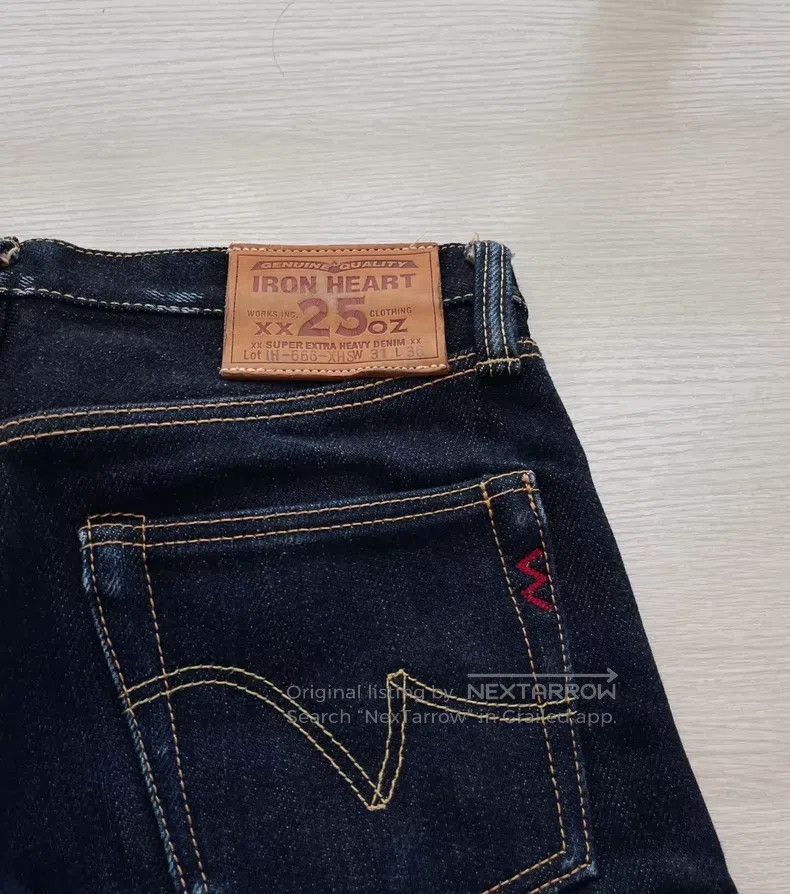 Iron Heart Iron Heart Classic 666-XHS Super Weight Jeans Size US 32 / EU 48 - 4 Thumbnail