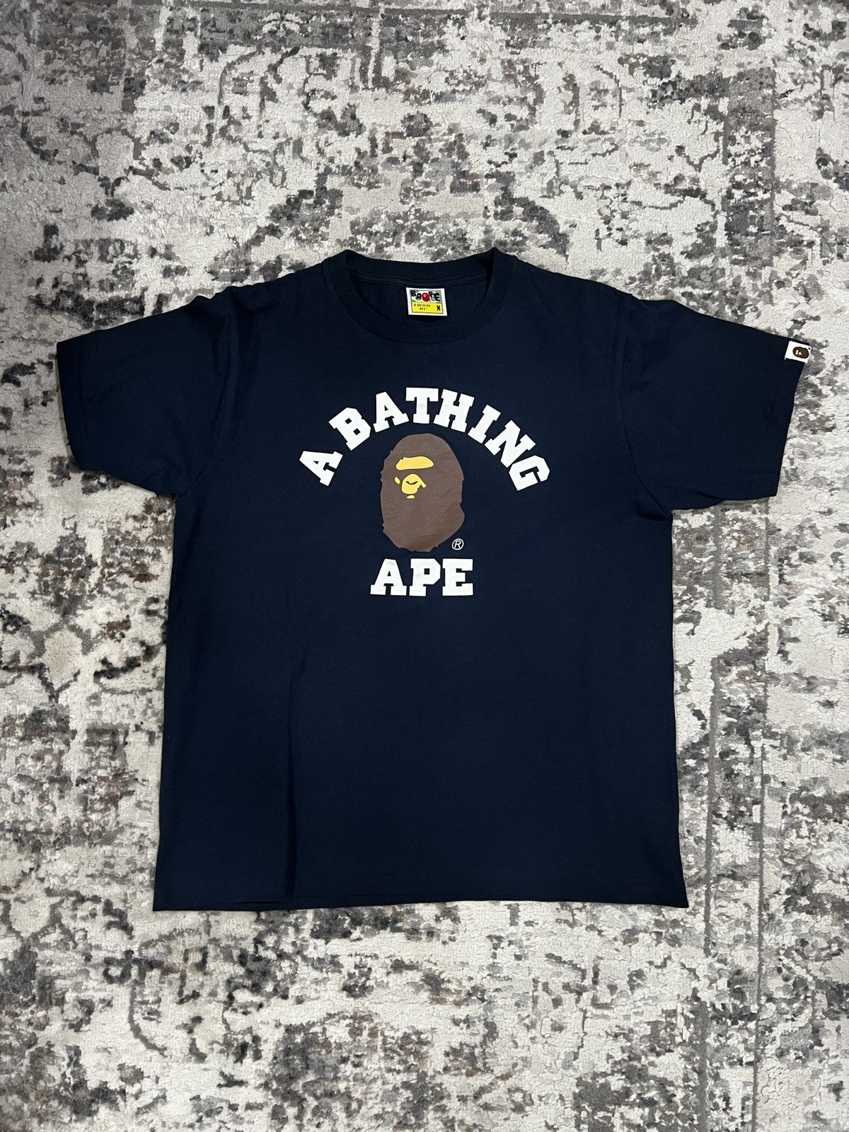 Bape College Tee Grailed