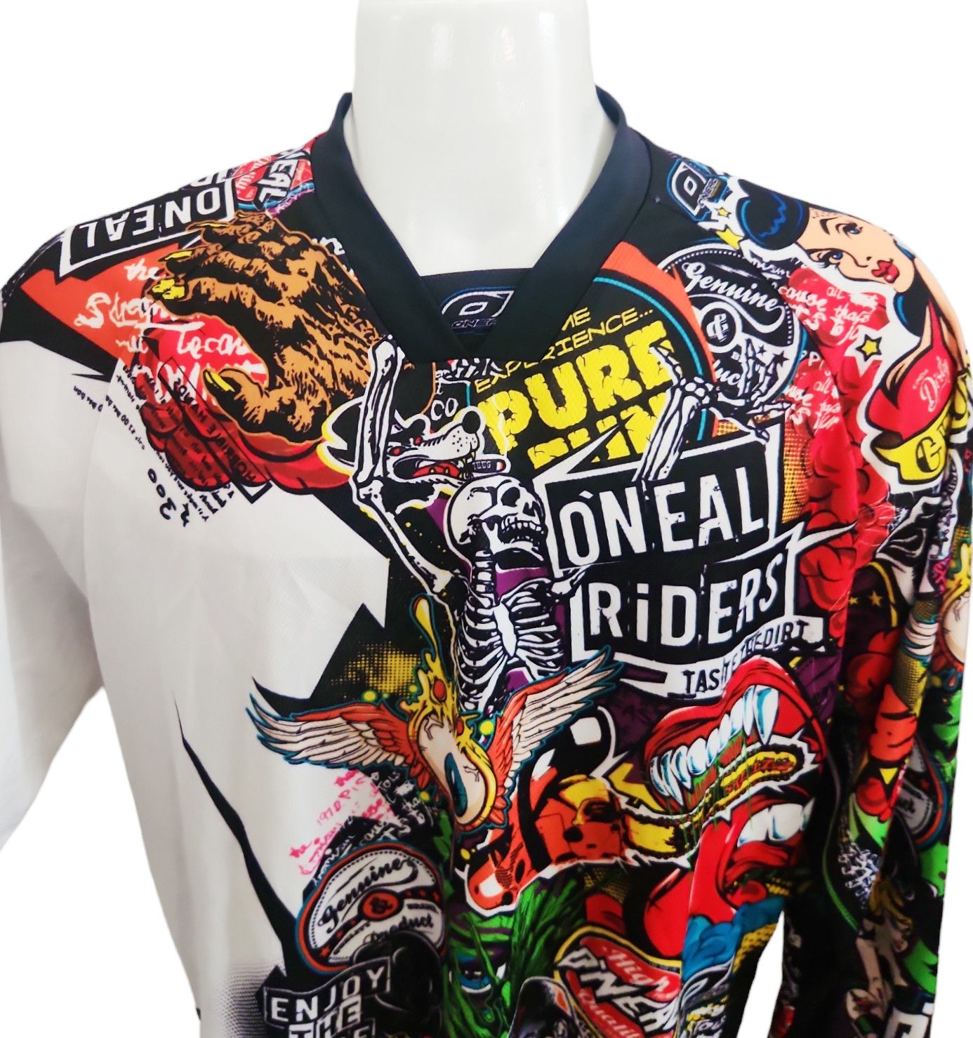 O'Neill O'Neil Riders Mayhem Lite Crank Jersey AOP Longsleeve Medium Size US M / EU 48-50 / 2 - 3 Thumbnail