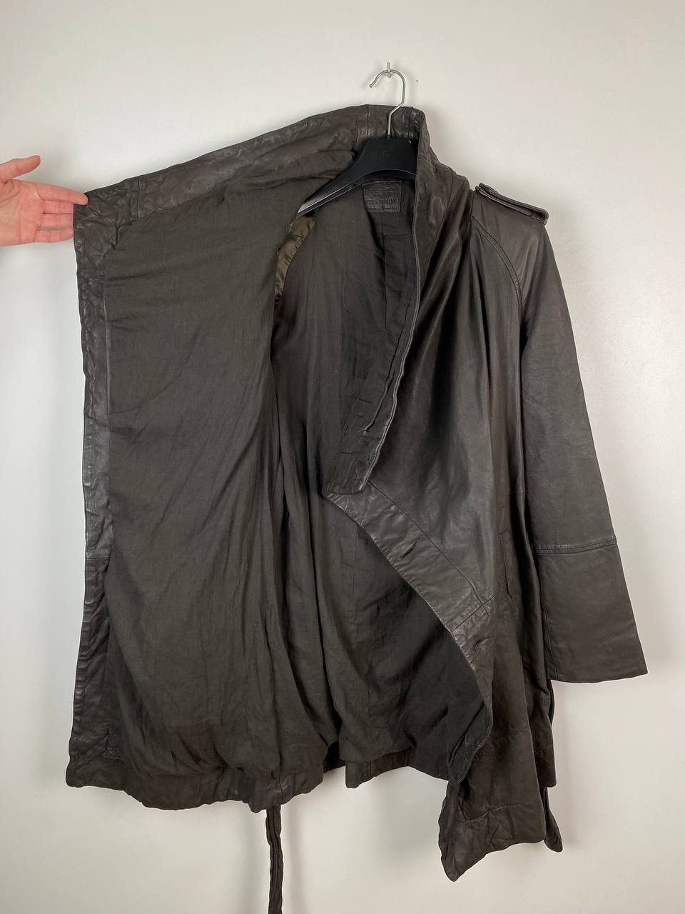 Allsaints Allsaints leather whitton coat woman size 12 Size XL / US 12-14 / IT 48-50 - 16 Thumbnail