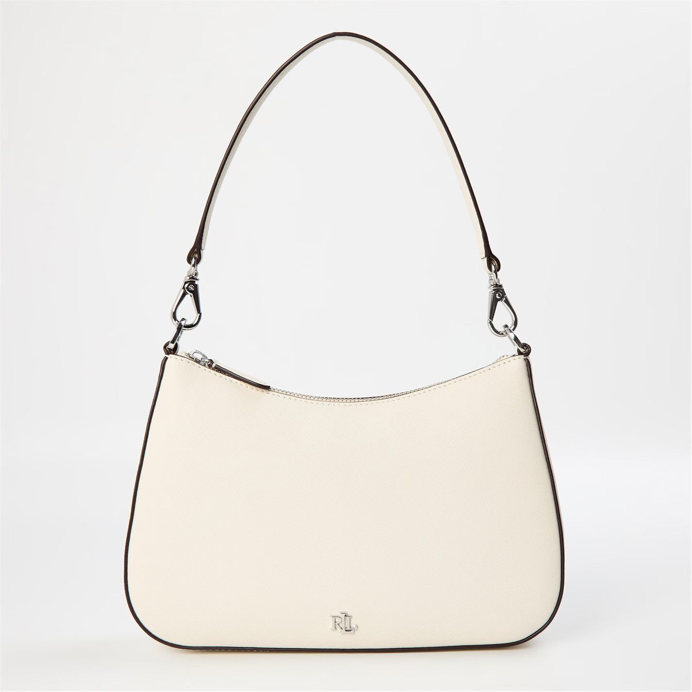 Lauren Ralph Lauren o1g2r1mq0825 Size: OS / Danni Leather Shoulder Bag White Size ONE SIZE - 1 Thumbnail