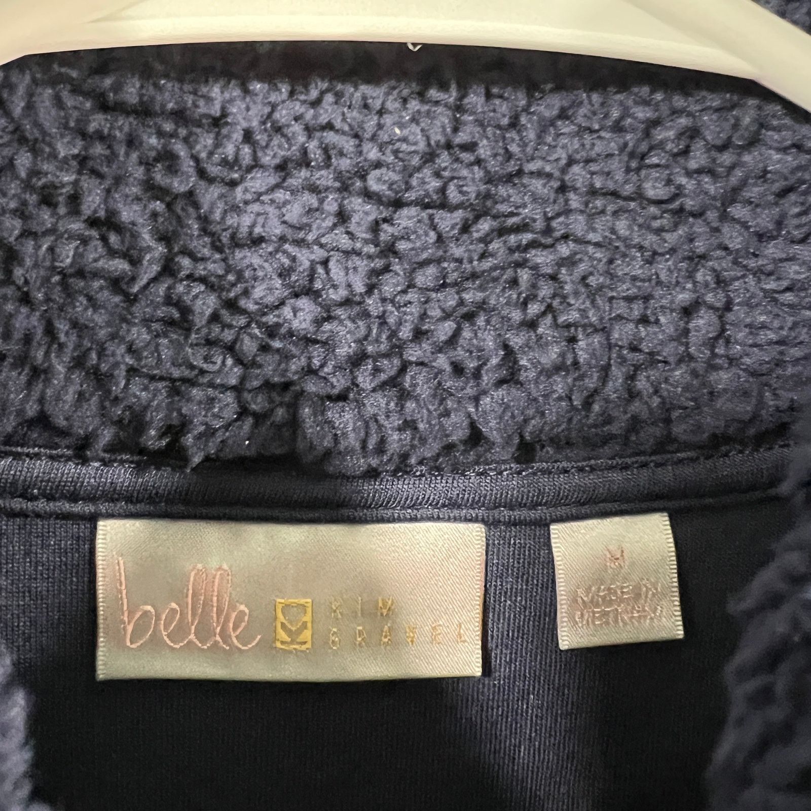 Other Belle by Kim Gravel Signature Zip Sherpa Vest Twilight Size M / US 6-8 / IT 42-44 - 3 Thumbnail