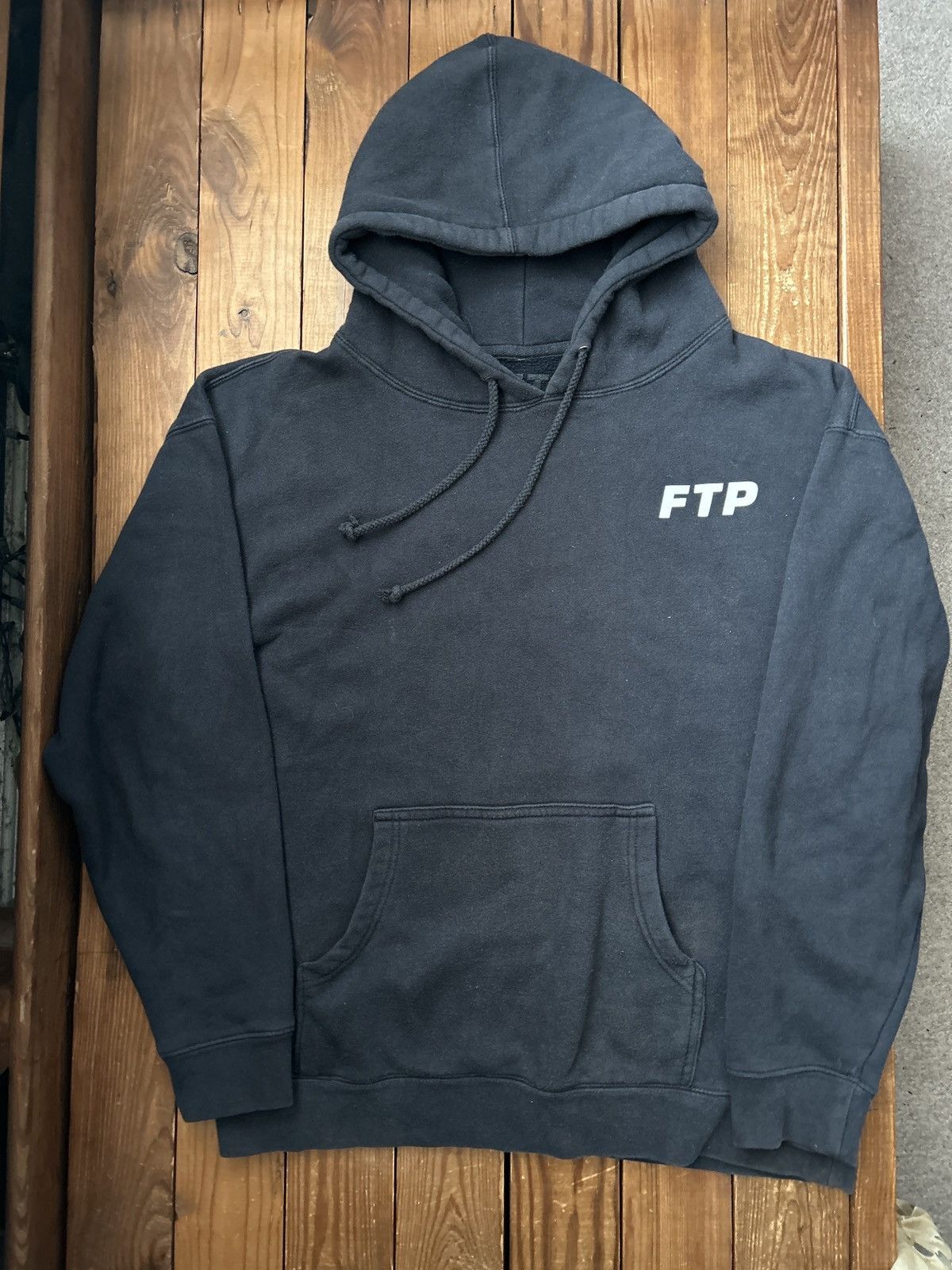 FTP Logo outlets Hoodie Navy