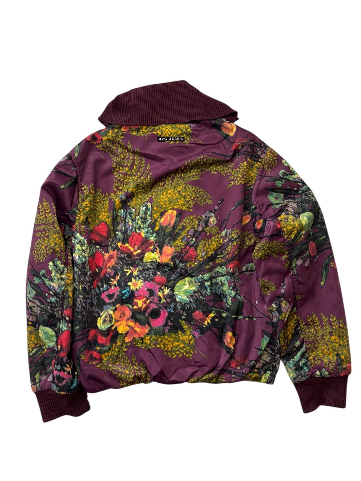 Jean Paul Gaultier JPG Jean’s 2000s Floral Bomber Jacket Archive Size US M / EU 48-50 / 2 - 2 Thumbnail