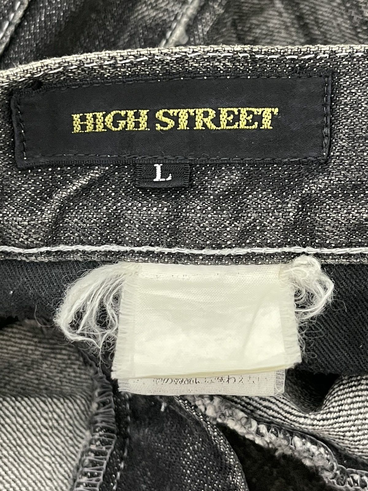Japanese Brand Flare Jeans High Street Japan Faded Distress Boot Cut 6🟦4 Size US 33 - 19 Thumbnail