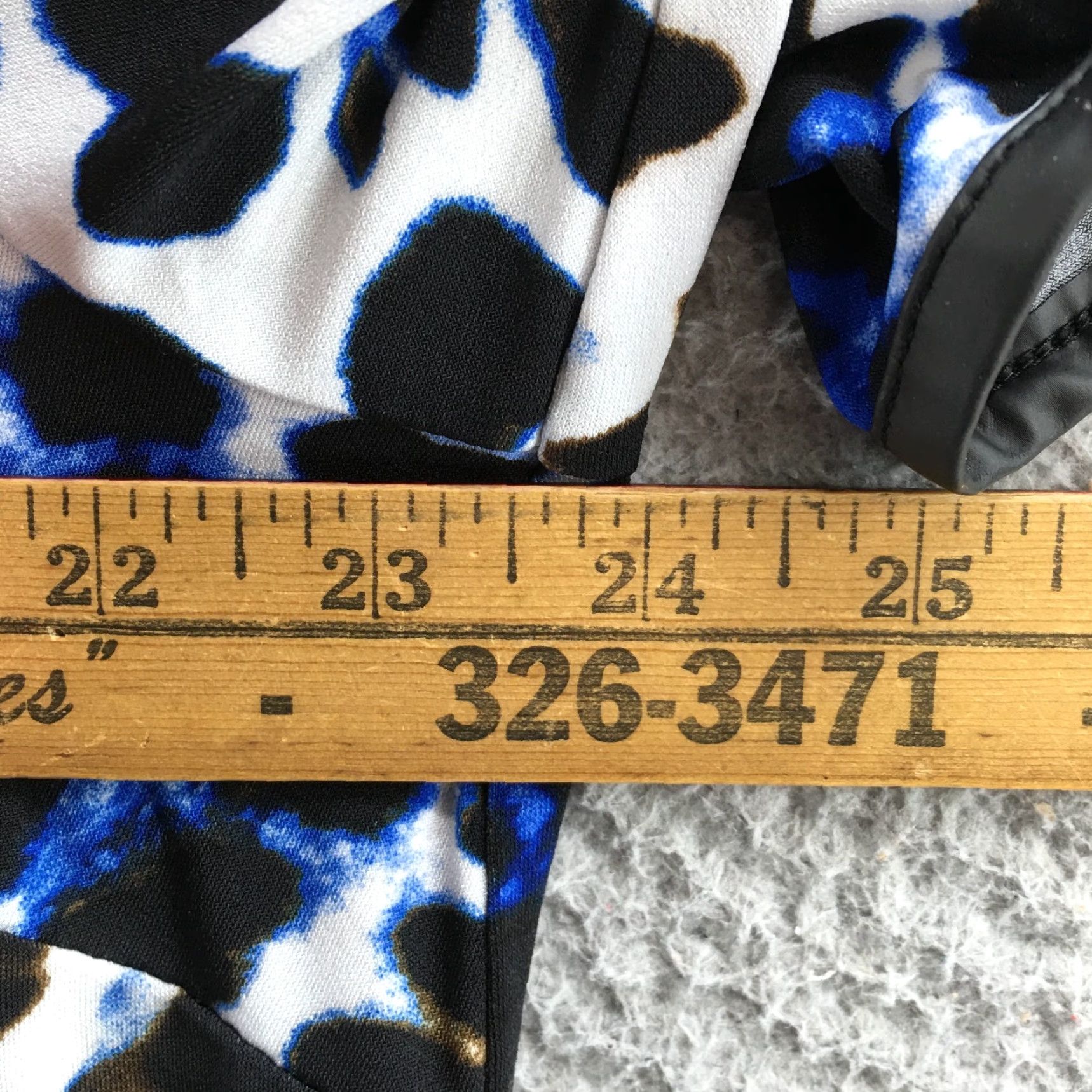 Calvin Klein Calvin Klein Collection Blouse Womens 3X Multicolor Animal Print Short Sleeve Top Size XXL / US 16-18 / IT 52-54 - 5 Thumbnail