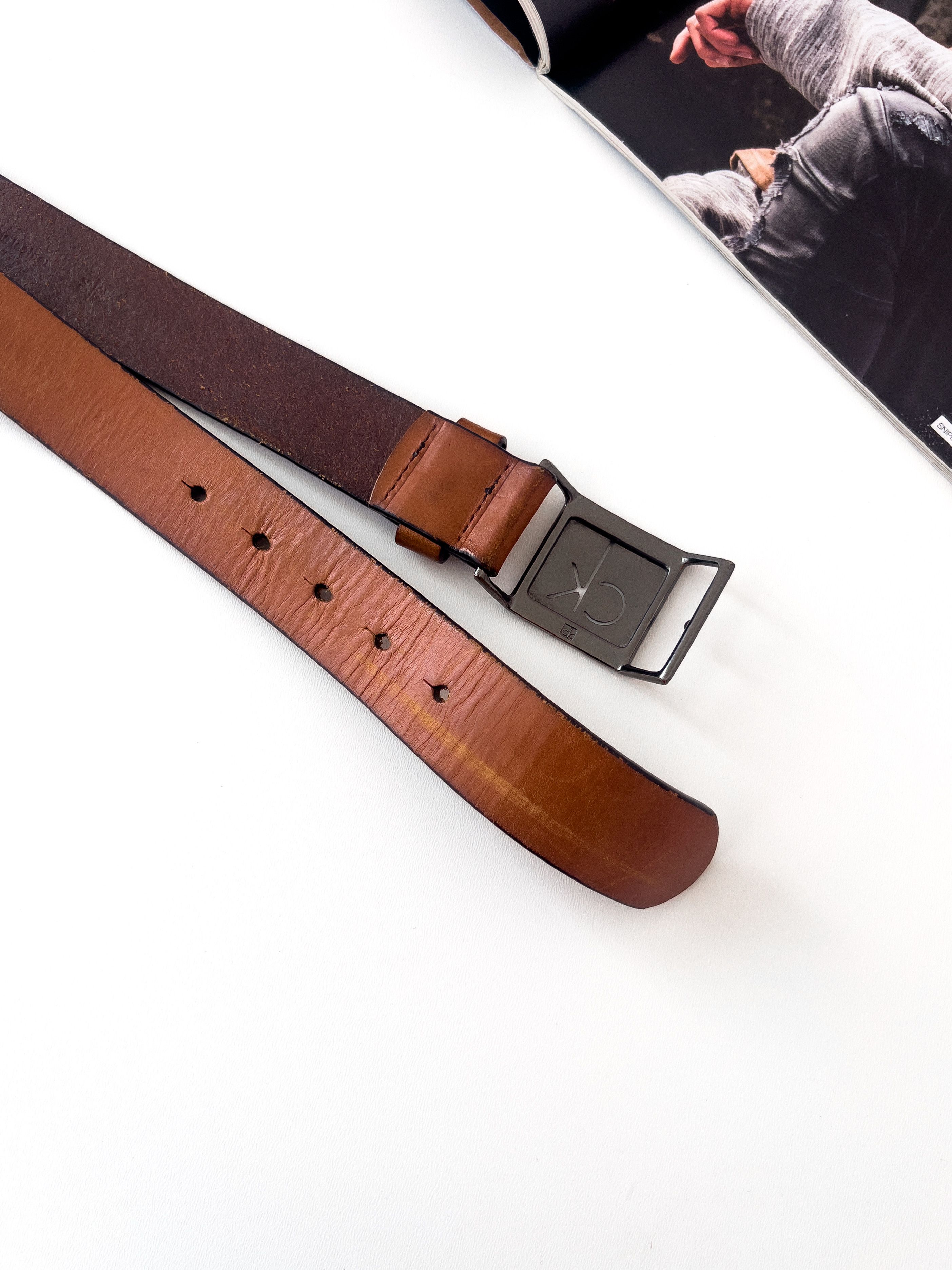 Calvin Klein Calvin Klein leather belt Size ONE SIZE - 6 Thumbnail