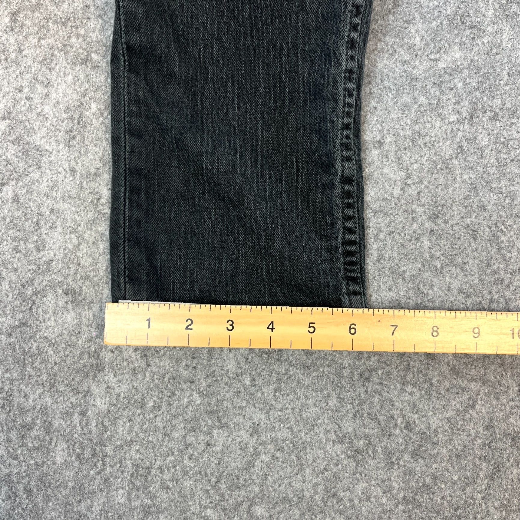 Levi's Levi's Jeans Slim Tapered 32 30 Dark Wash Grey Stretch Rinse Mens Denim 5-Pocket Zip Year 21st Century? Size US 32 / EU 48 - 3 Thumbnail