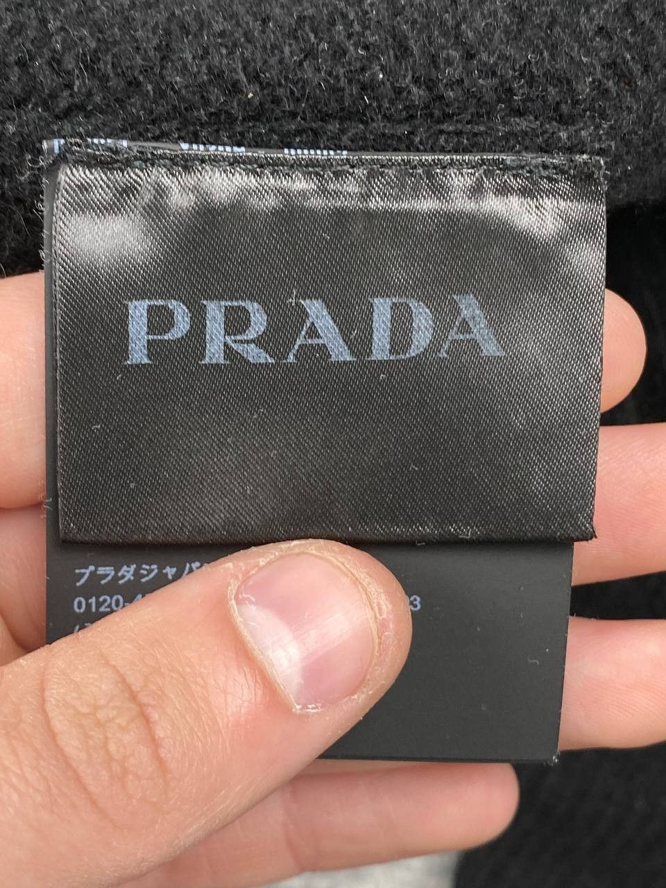 Prada Prada Knit Lana Wool Cashmere Sweater Big Logo Men Size 48 Size US M / EU 48-50 / 2 - 7 Thumbnail