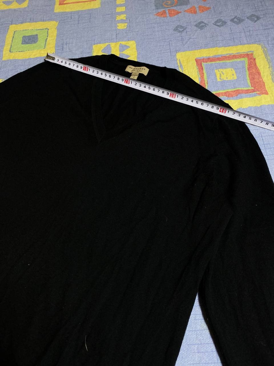 Burberry Thomas Burberry Vintage Sweater V Neck Size US L / EU 52-54 / 3 - 8 Thumbnail