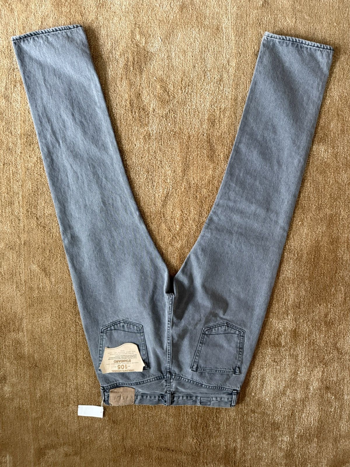 Orslow Orslow 105 90’s Black Denim Bleach Size US 34 / EU 50 - 2 Thumbnail