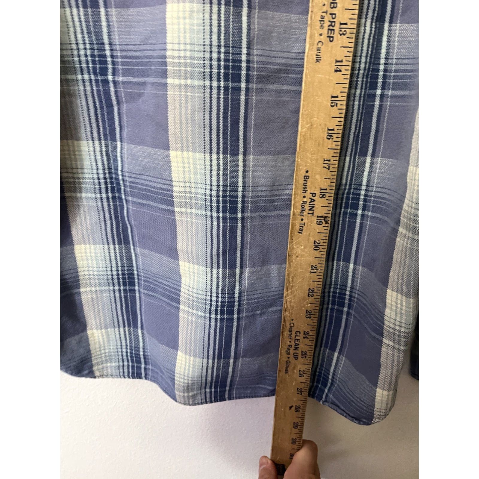 Gap Gap Mens Medium Blue Plaid Button Up Shirt Cotton Long Sleeve Collared Mens Size US M / EU 48-50 / 2 - 4 Thumbnail
