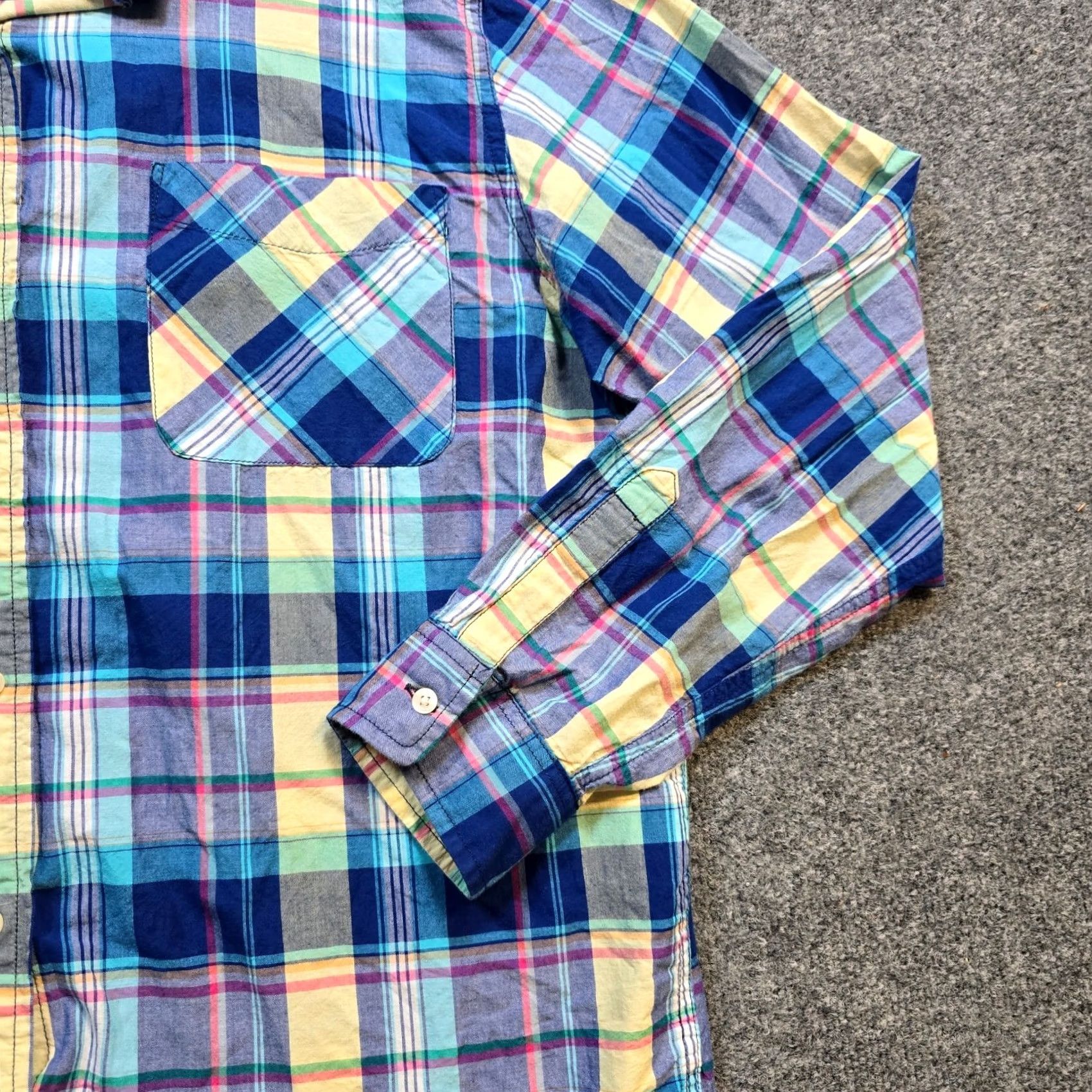 Ralph Lauren Ralph Lauren Denim & Supply Top Womens XL Blue Plaid Button Casual Boyfriend Fit Shirt Size XL / US 12-14 / IT 48-50 - 4 Thumbnail