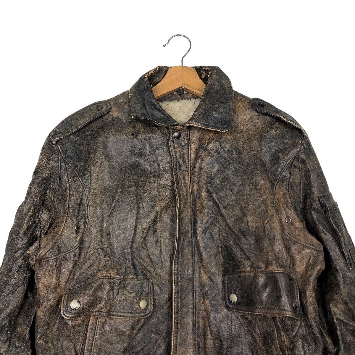 Japanese Brand 📌Vintage Genuine Leather Jacket Biker Wear Issey Miyake Size US M / EU 48-50 / 2 - 4 Thumbnail