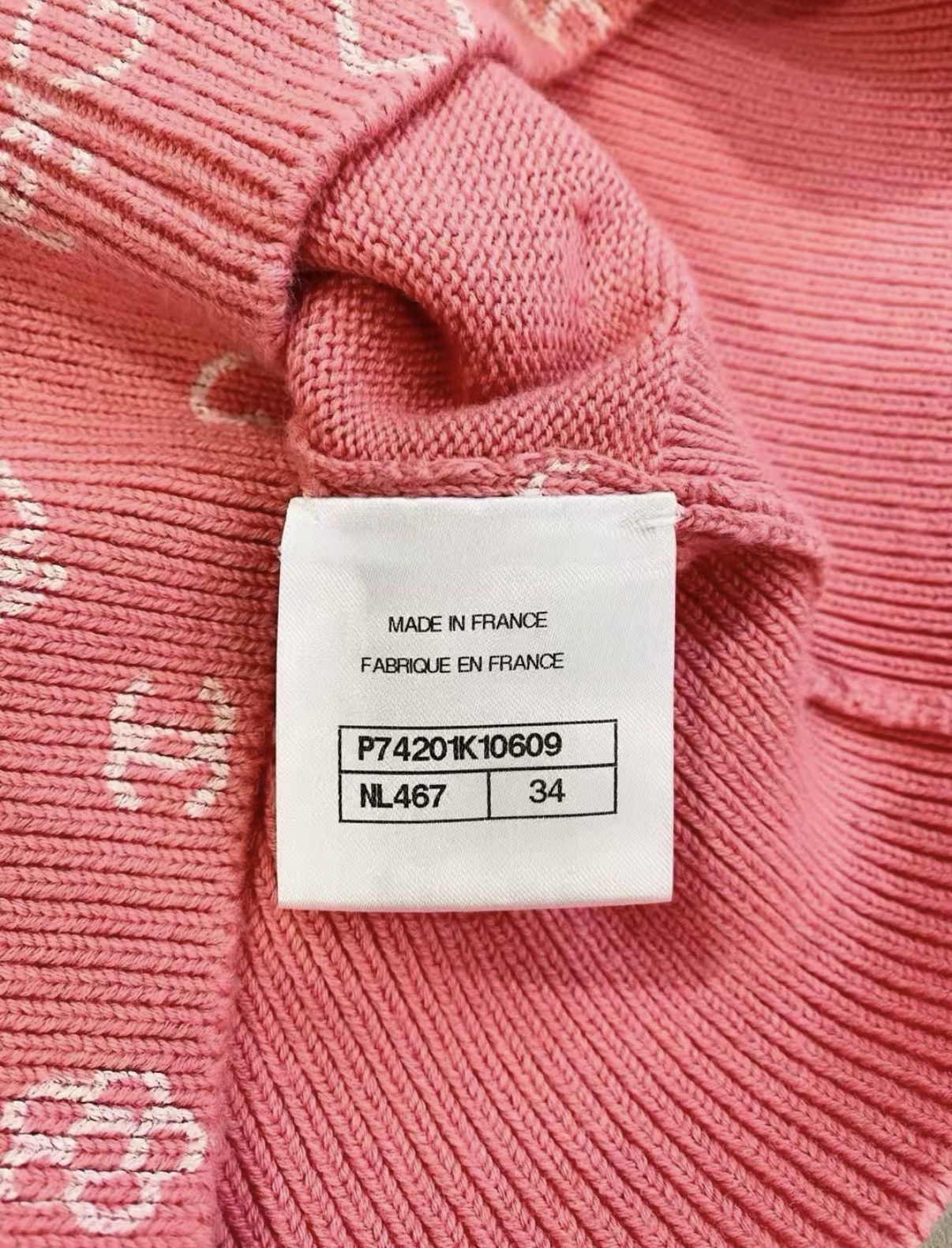 Chanel Chanel 2023 Stylish Pink Knit Vest Gilet J33 Size XXS / US 00 / IT 34 - 4 Thumbnail