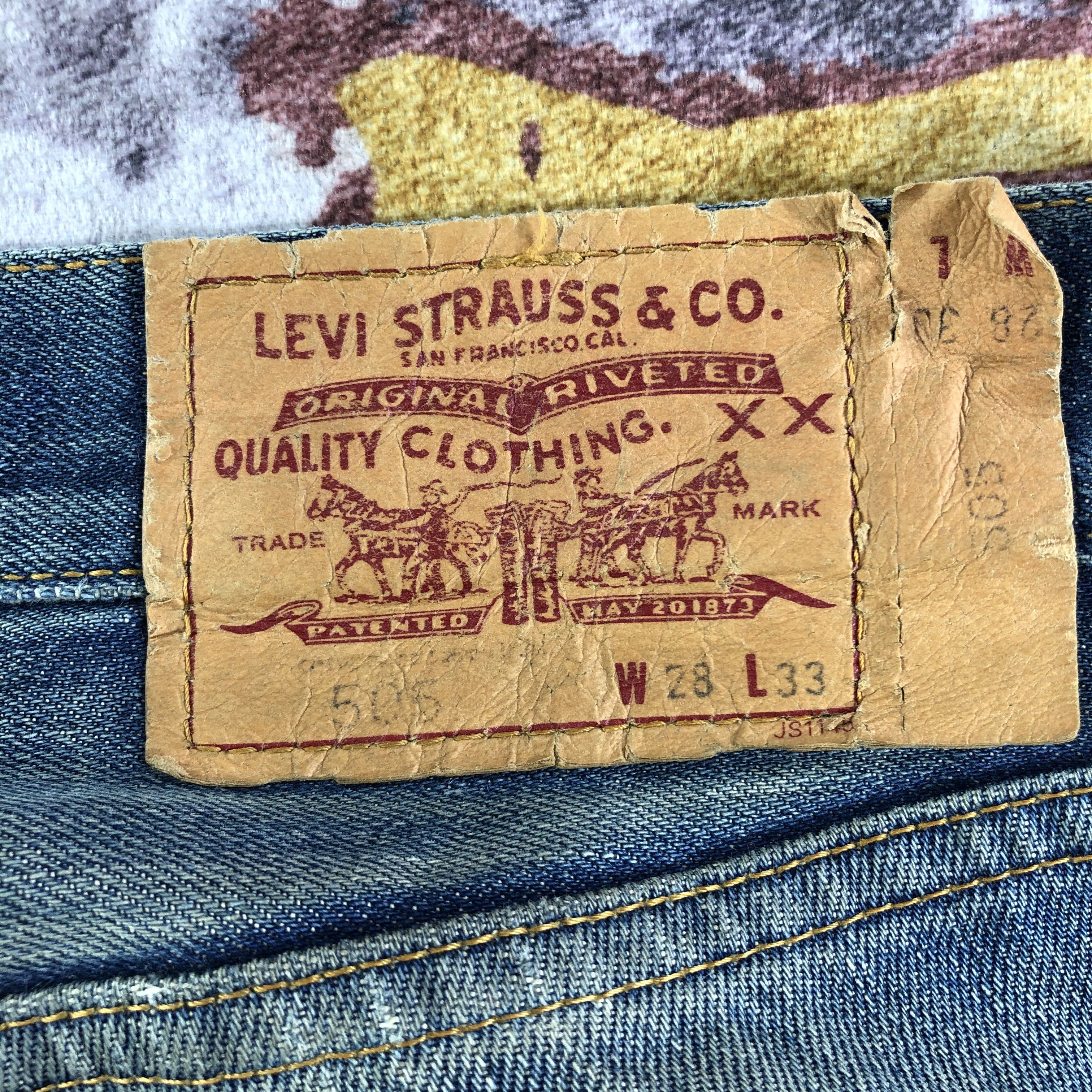 Levi's × Vintage 90s Vintage Distress Levis 505 Jeans-JM3208 Size US 31 - 6 Thumbnail