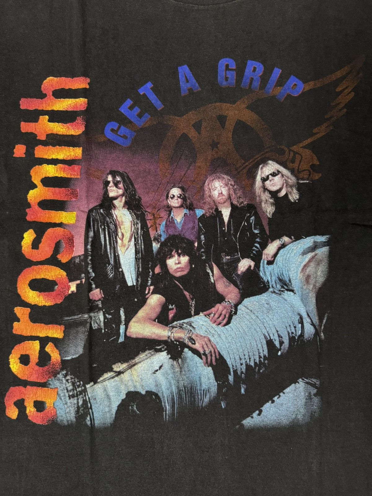 Band Tees VINTAGE AEROSMITH WORLD TOUR 1994 GET A GRIP T-SHIRT Size US XL / EU 56 / 4 - 3 Thumbnail