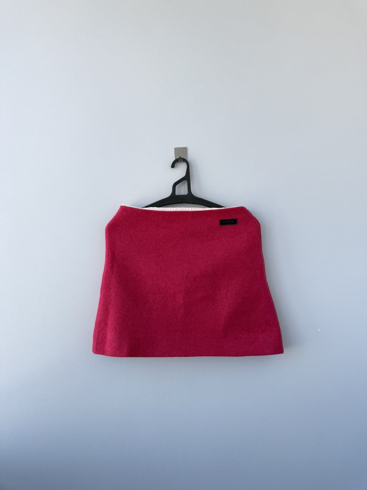 Ganni Ganni Wool Mini Skirt Size 25" / US 0 / IT 36 - 4 Thumbnail