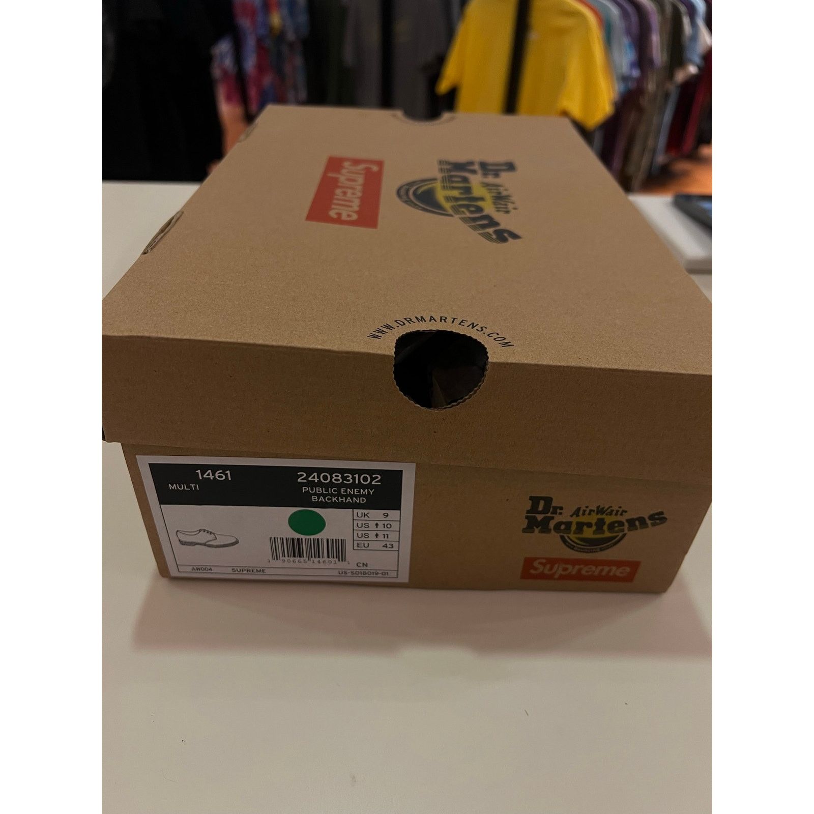Public Enemy × Supreme × Undercover Dr Martens 3-Eye Supreme Undercover Public Enemy Size 10 DS Size US 10 / EU 43 - 17 Thumbnail