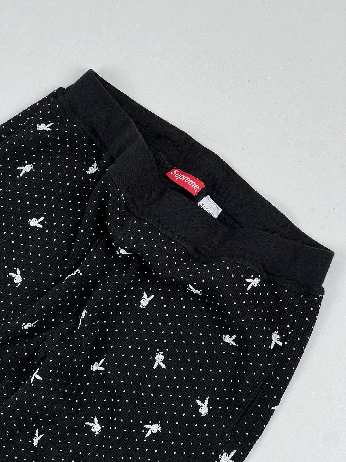 Playboy × Supreme Waffle thermal sweatpants L Size US 34 / EU 50 - 3 Thumbnail