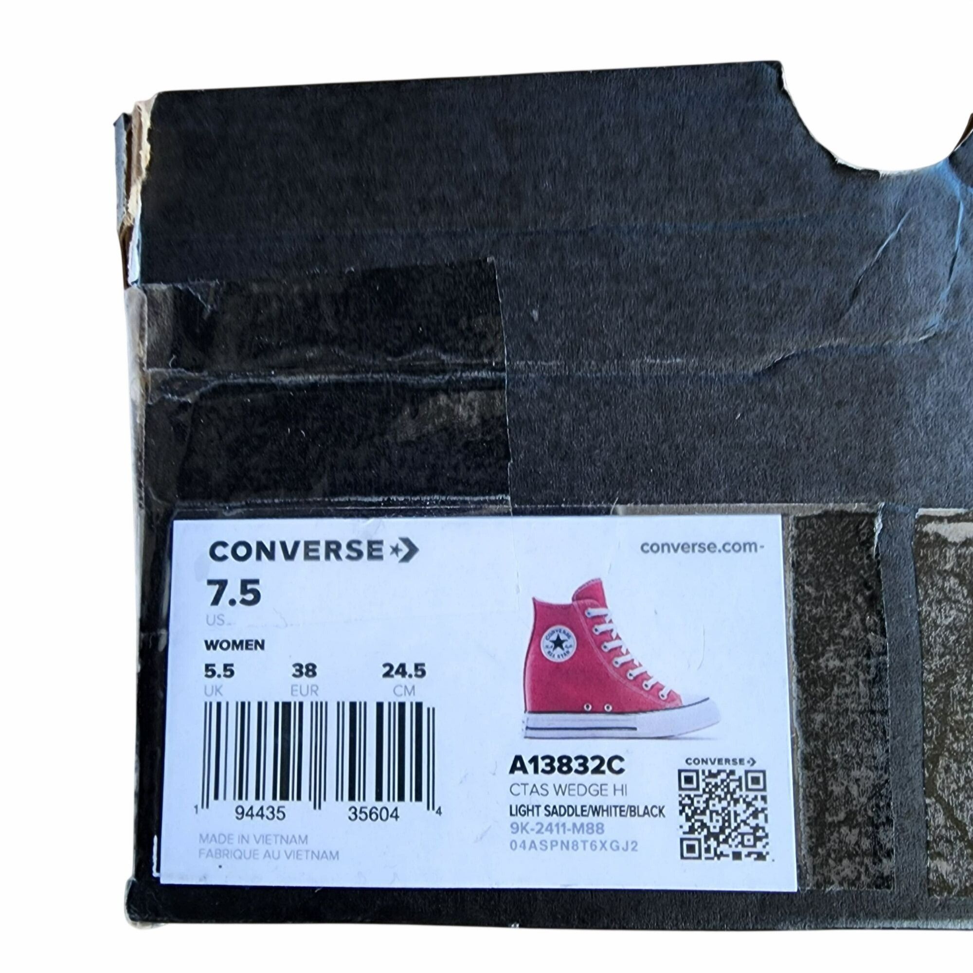 Converse ⭐Converse Chuck Taylor Wedge Platform Sz 7.5 Women's shoes S Size US 7.5 / IT 37.5 - 8 Thumbnail