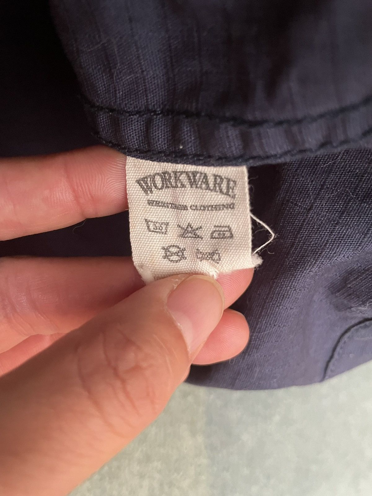 Japanese Brand Discontinued Workware 3 days union Navy long jacket Size US M / EU 48-50 / 2 - 8 Thumbnail