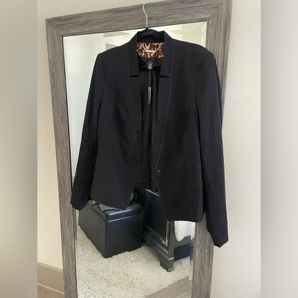 White House Black Market NWT White House black market blazer with cheetah print styl Size XL / US 12-14 / IT 48-50 - 1 Thumbnail