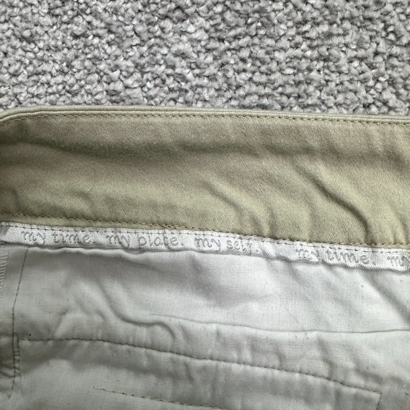 Soft Surroundings Soft Surroundings Pants Casual Cropped Cotton Beige Adult Small Regular Straight 30x23.5 Womens Regular Beige Cropped Pants - 30 Inseam, 23.5 Waist Size 28" / US 6 / IT 42 - 7 Thumbnail
