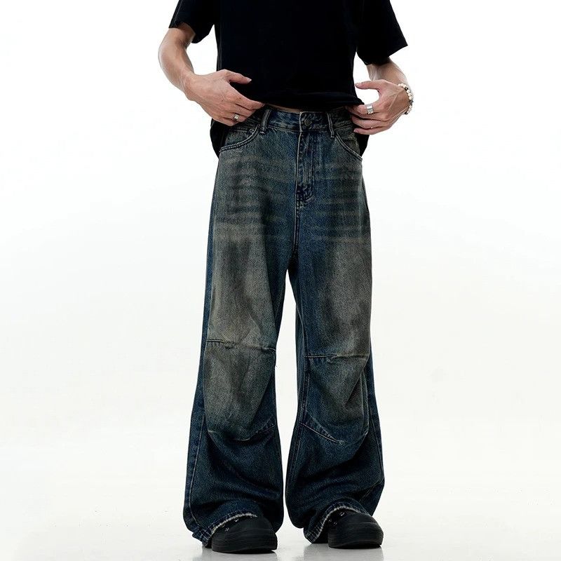 Jean Jeans Wide Leg American Style Size US 33 - 1 Thumbnail
