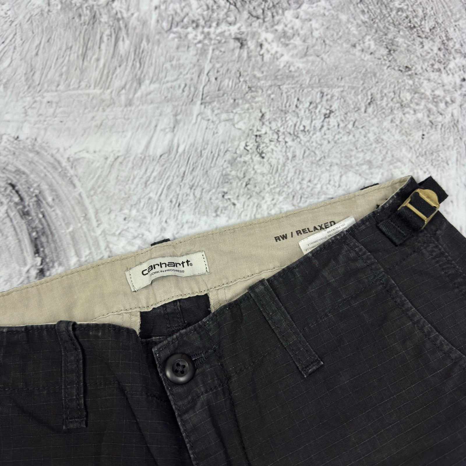 Carhartt Carhartt WIP Womens Black Straight Ripstop Aviation Pants 28 Size 28" / US 6 / IT 42 - 4 Thumbnail