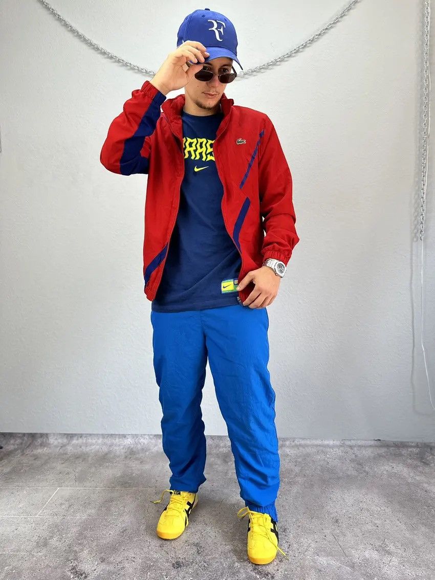 Nike Vintage Y2K T-shirt Brazil sk8 faded Blockcore style Size US M / EU 48-50 / 2 - 2 Thumbnail