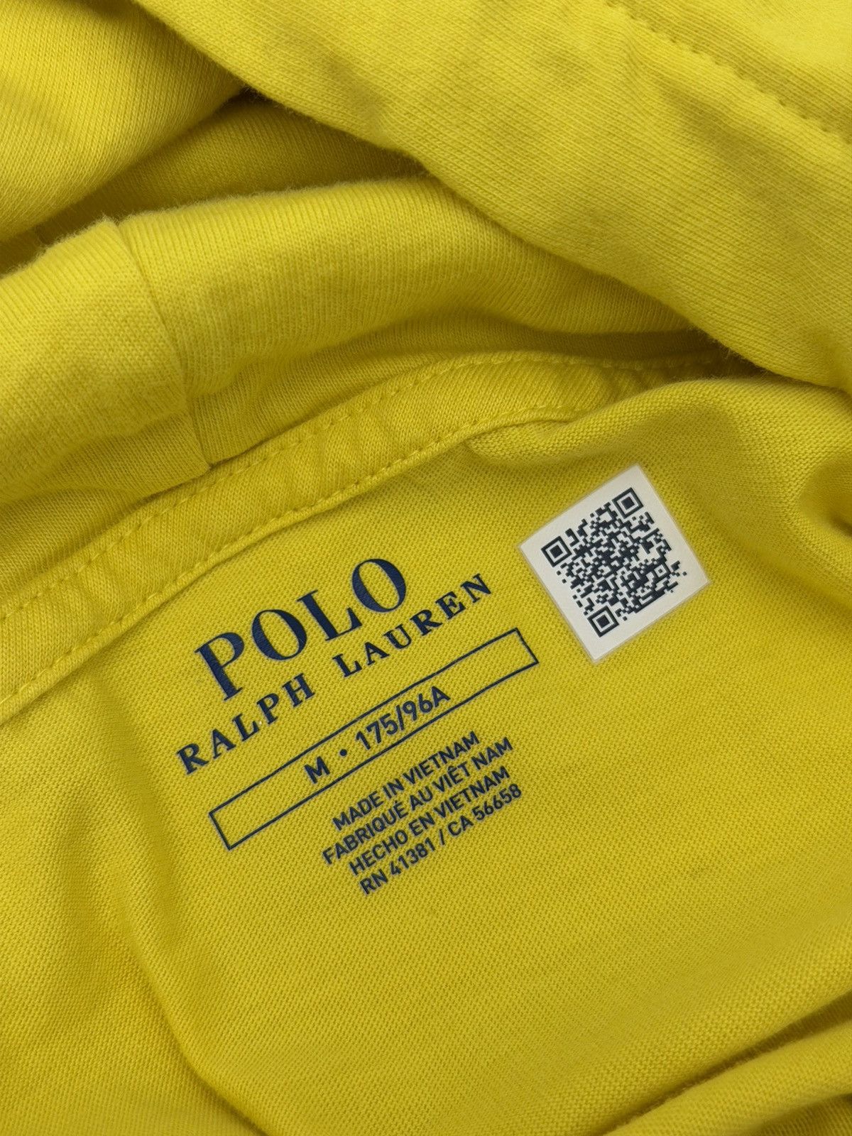 Polo Ralph Lauren Polo Ralph Lauren Yellow Hooded Long Sleeve T-Shirt Medium Size US M / EU 48-50 / 2 - 5 Thumbnail
