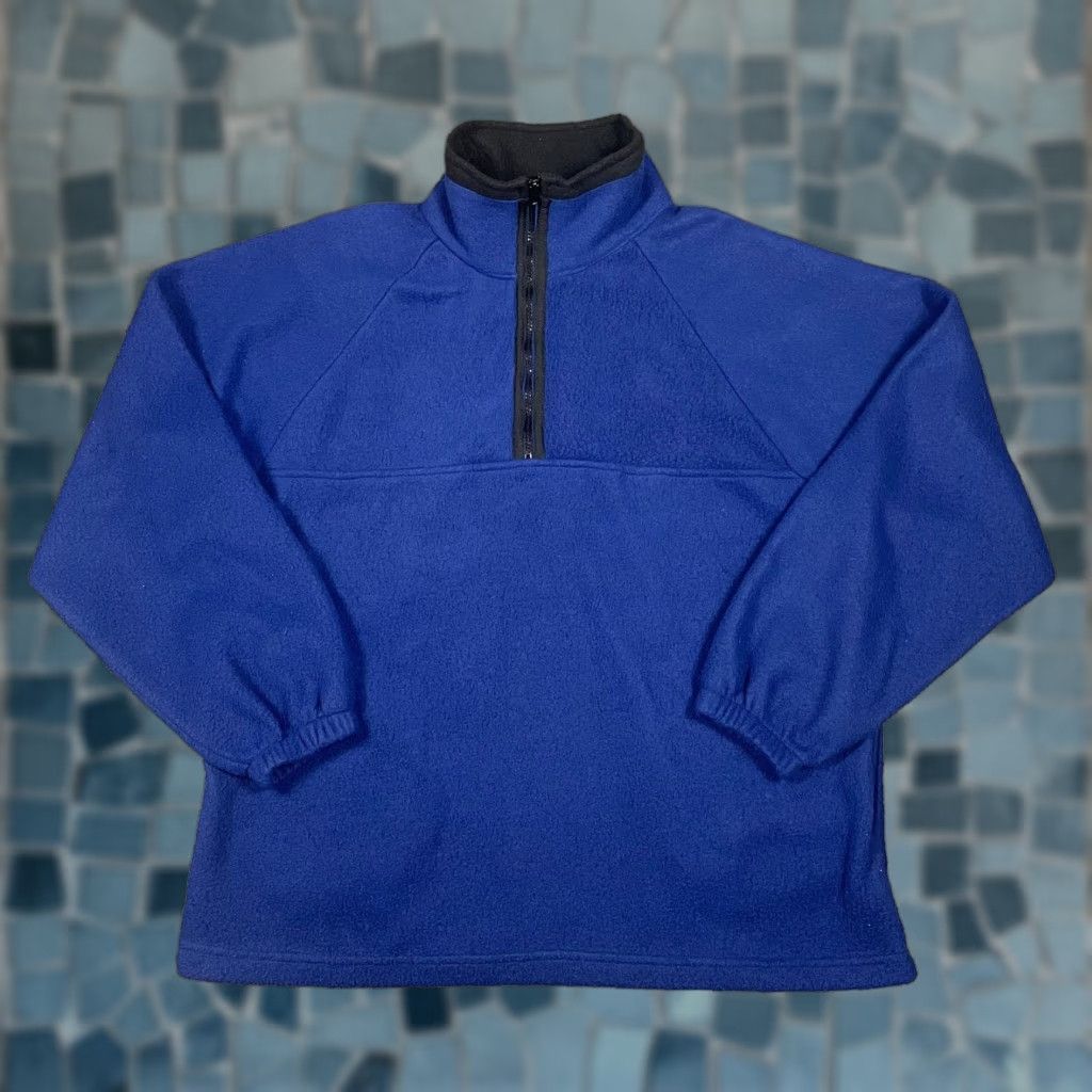 Vintage VINTAGE Big Creek Clothing Co. Quarter Zip Hiking Fleece Jacket Men’s Large Blue 90s Nature Outdoor Outdoor Mens Jacket Size US L / EU 52-54 / 3 - 1 Thumbnail
