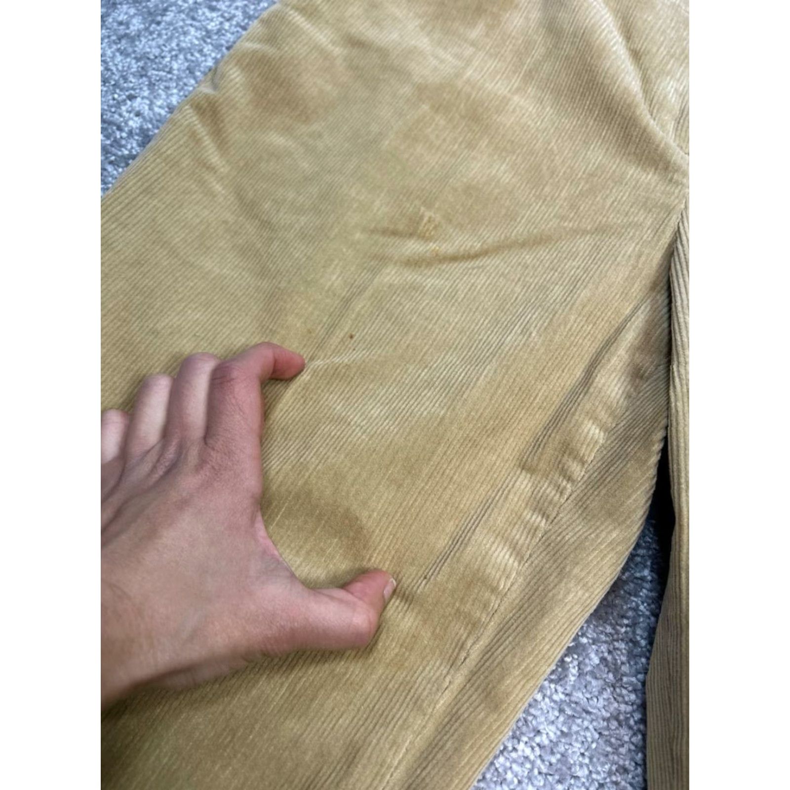 Brooks Brothers Brooks Brothers Corduroy Pants Womens 4 Beige Mid Rise Stretch Wide-Leg Casual Pants Beige Women 4 Brooks Brothers Wide-Leg Corduroy Pants 4 Beige Size 27" / US 4 / IT 40 - 3 Thumbnail