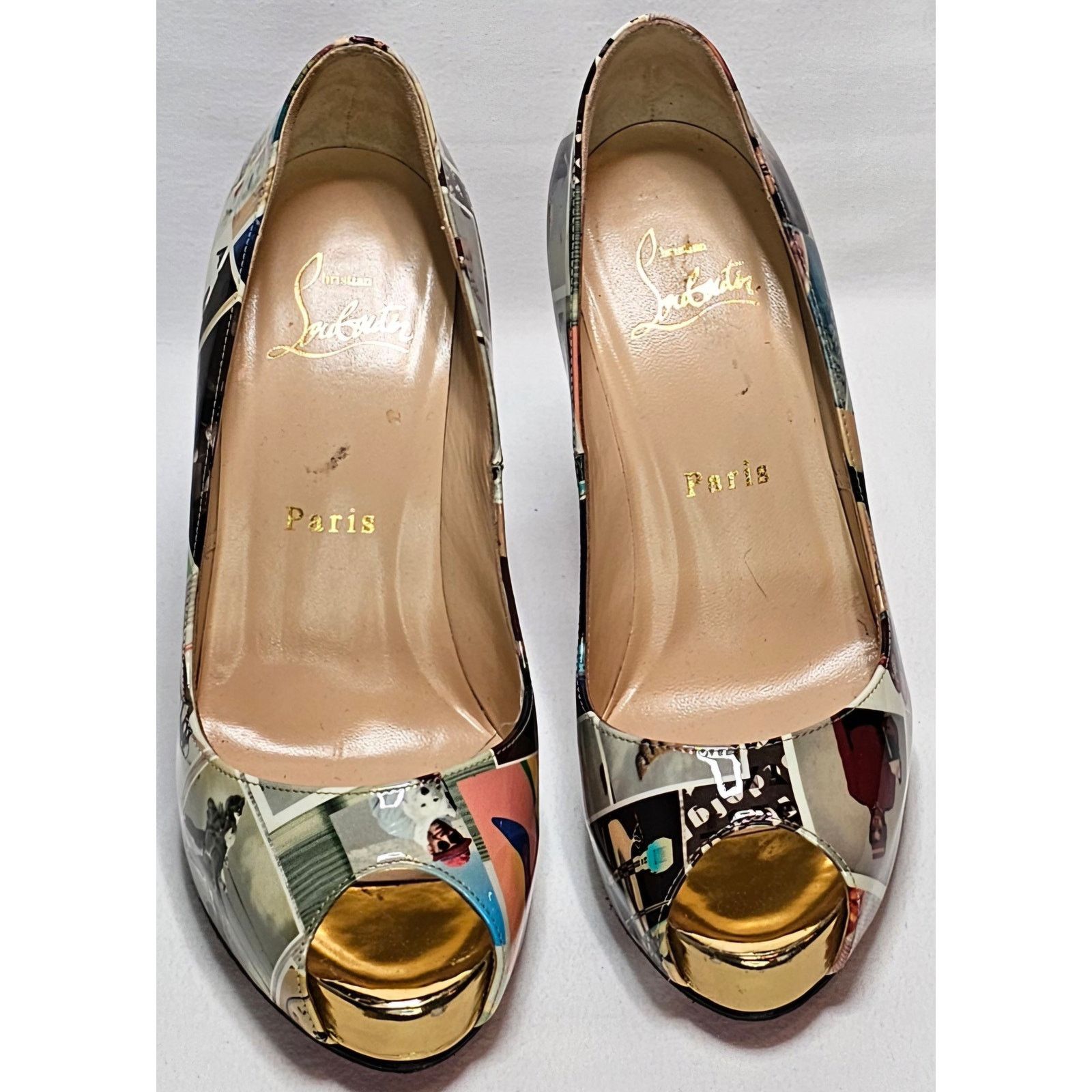 Christian Louboutin Christian Louboutin Very Privé patent leather heels Size US 5 / IT 35 - 3 Thumbnail