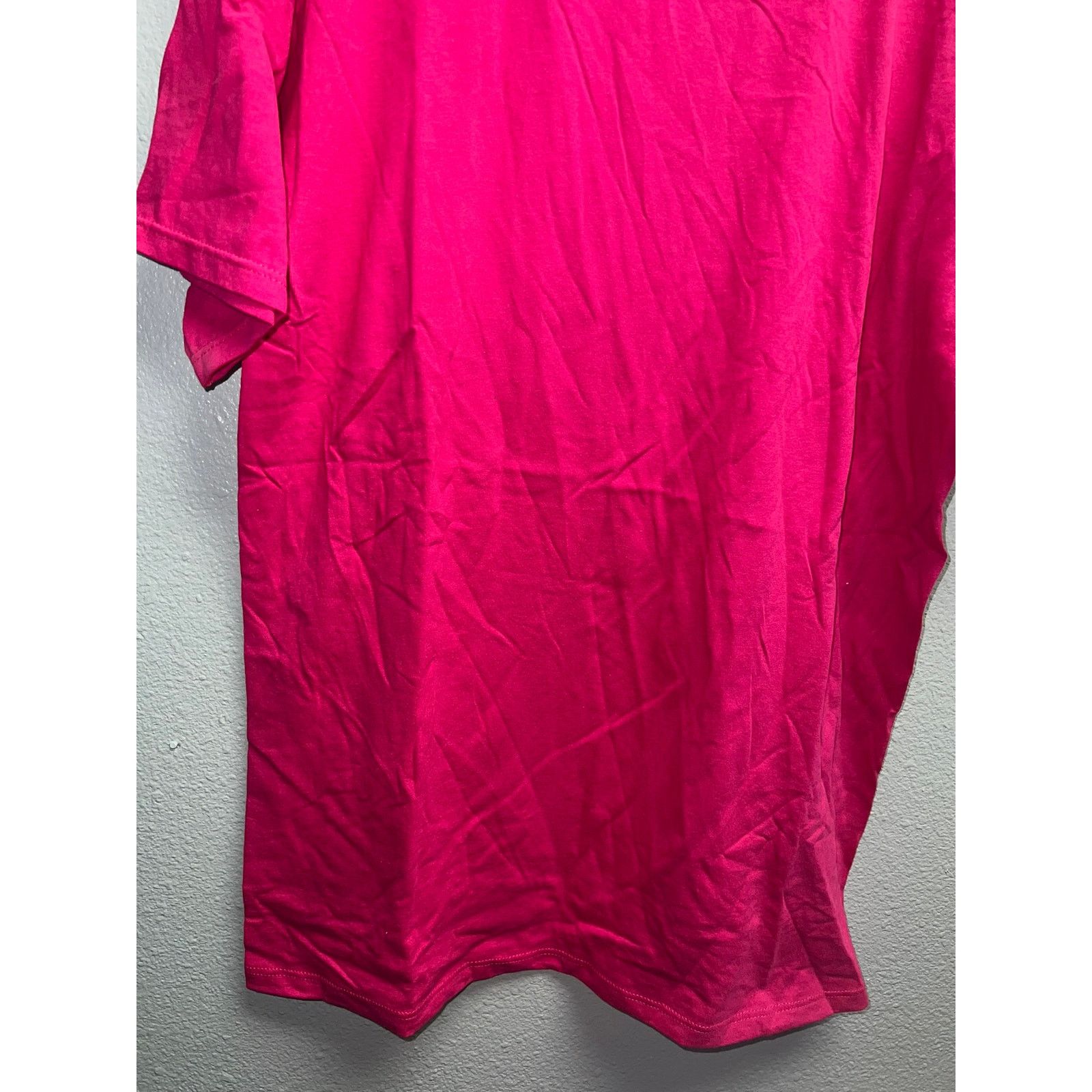 Jerzees 90s Vintage Jerzees Pink Blank Short Sleeve Shirt USA Made L Size US L / EU 52-54 / 3 - 4 Thumbnail