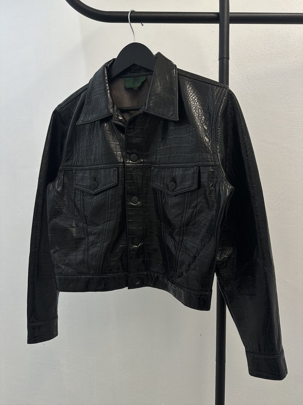 Jean Paul Gaultier Jean Paul Gaultier Cropped Leather Jacket Size S / US 4 / IT 40 - 2 Thumbnail