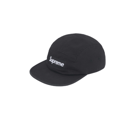 Supreme Supreme Washed Chino Twill Camp Cap Black Size ONE SIZE - 1 Thumbnail