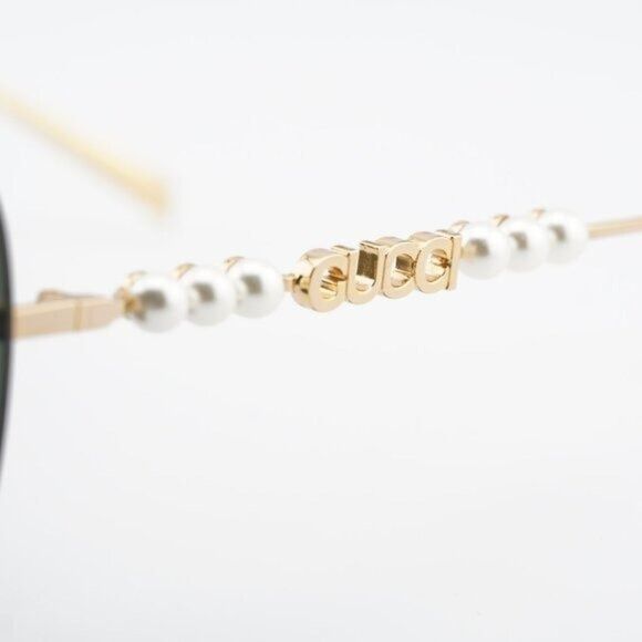 Gucci Gucci GG1923SA 001 Sunglasses Gold with Pearl Square Frame Size ONE SIZE - 8 Thumbnail