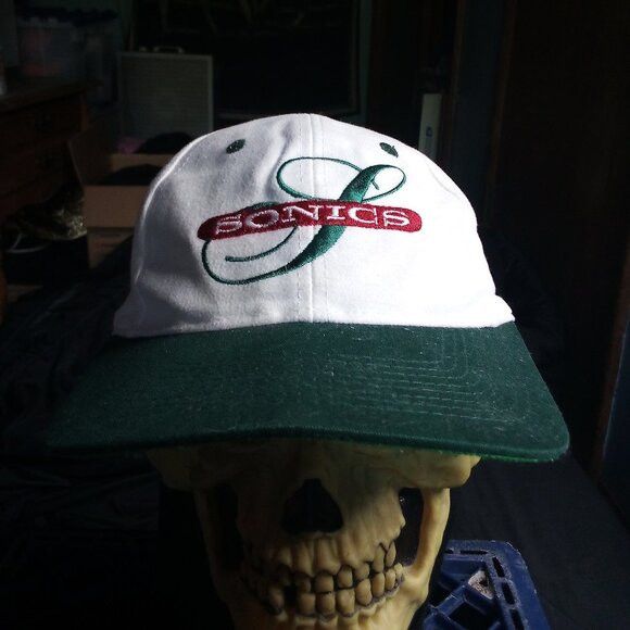 NBA Vintage Seattle Supersonics Snap Hat Cap Size ONE SIZE - 1 Thumbnail