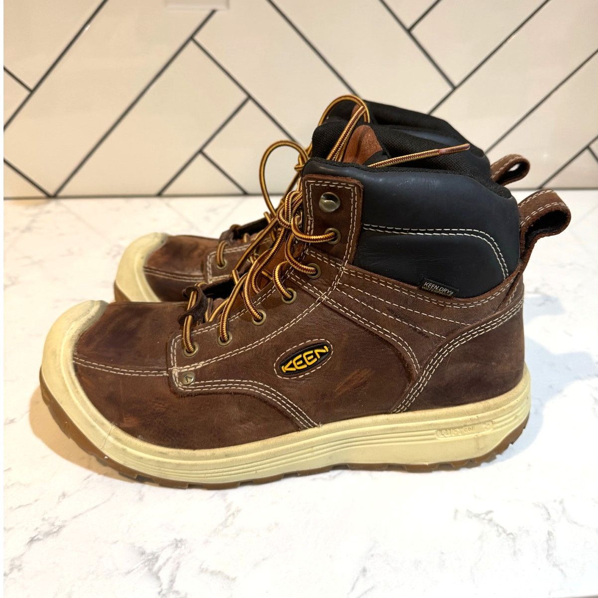 KEEN KEEN Utility Fort Wayne 6" Waterproof leather Boots size 12 Size US 12 / EU 45 - 4 Thumbnail