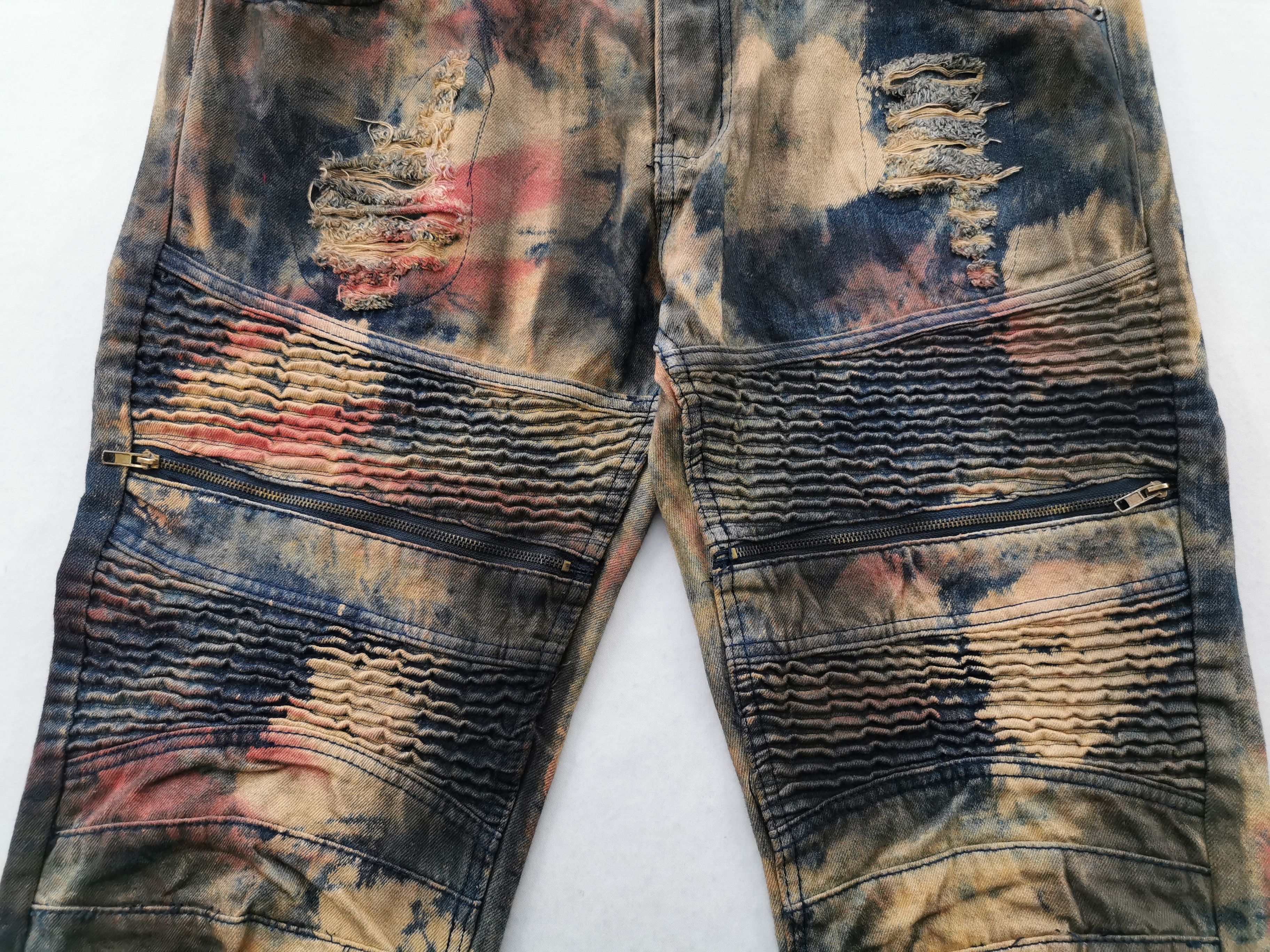 Vintage Vintage 90's Stitches & Rivets Bikers Denim Big Size 42 Size US 42 / EU 58 - 7 Thumbnail