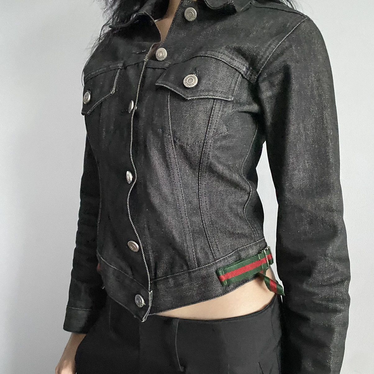 Gucci SS98 Gucci Tom Ford denim jacket worn by Mariah Carey Size S / US 4 / IT 40 - 3 Thumbnail
