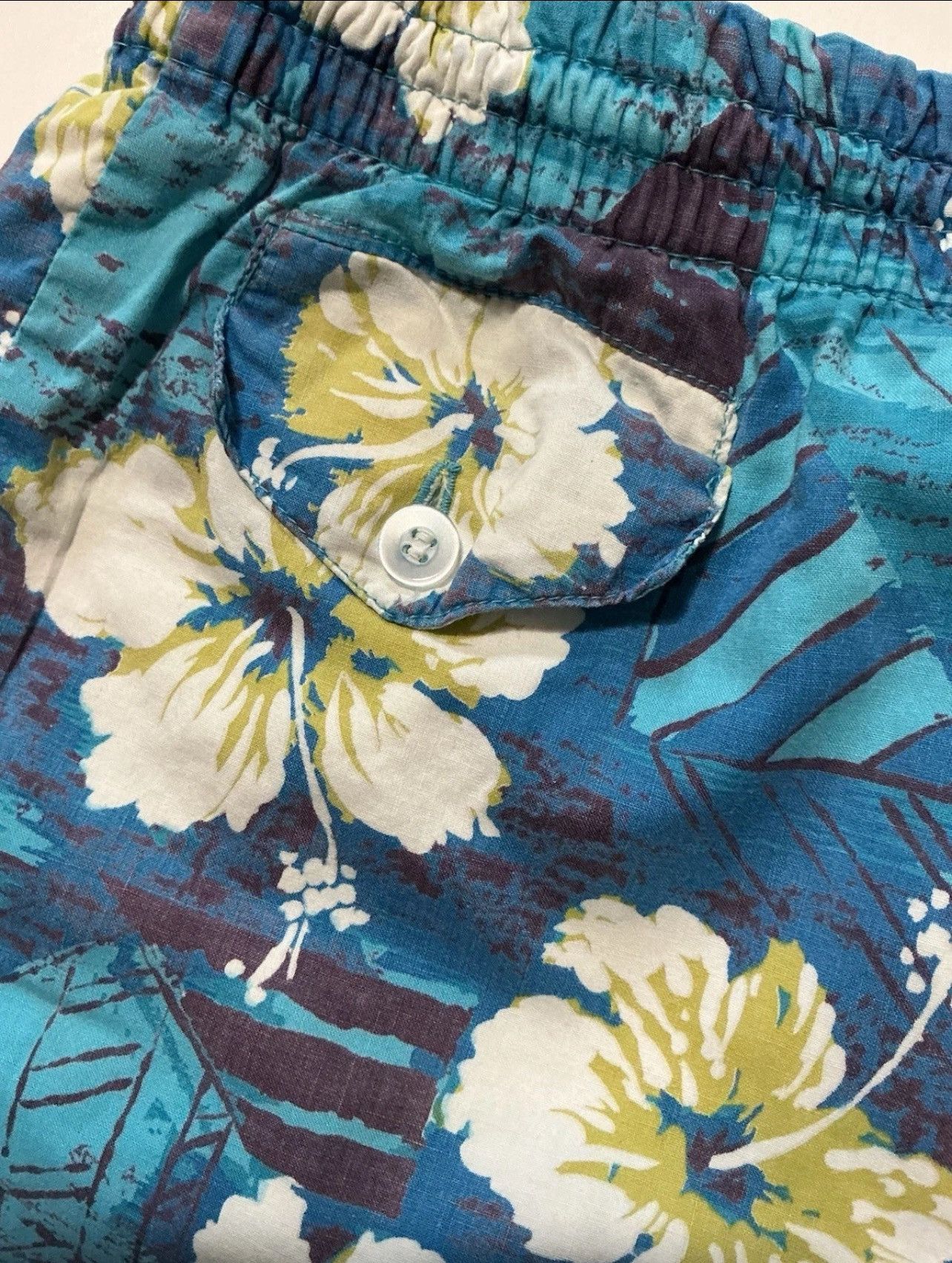 Vintage Vintage 50s 60s Made In California Hawaiian Swim Shorts Size US 36 / EU 52 - 12 Thumbnail