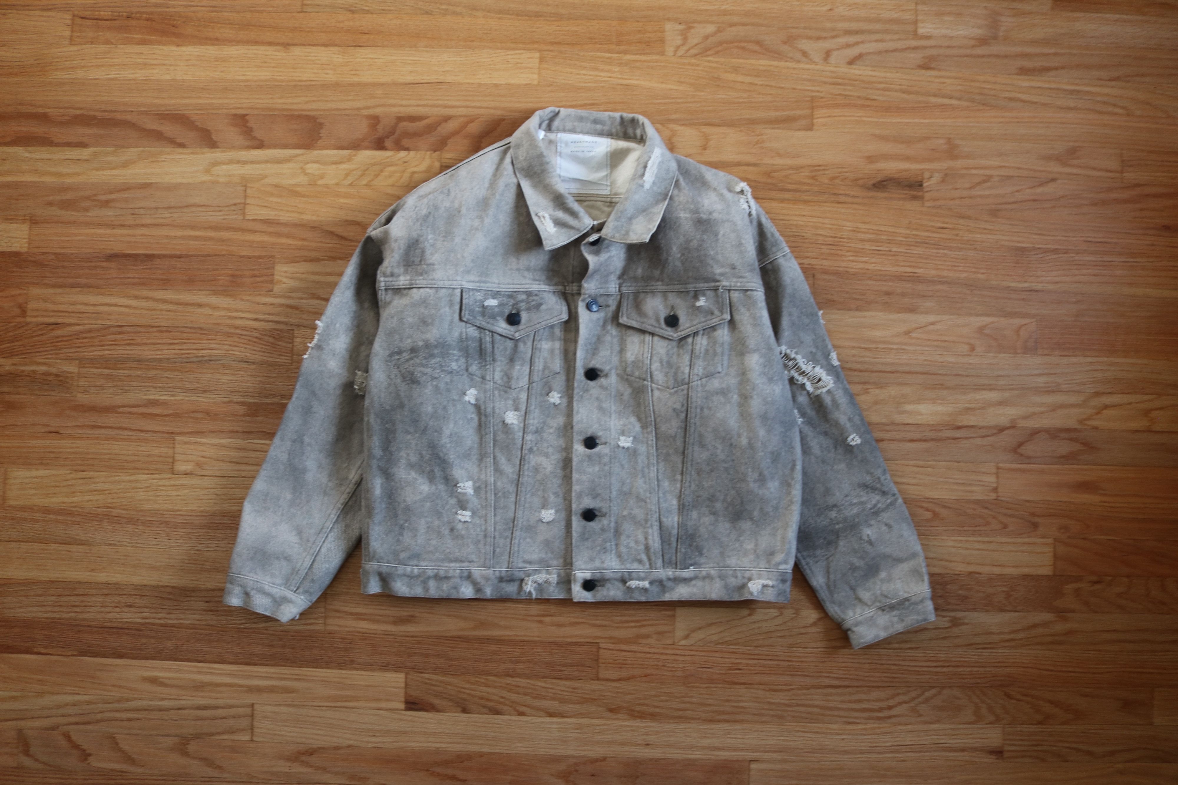 READYMADE ReadyMade Distressed Oversized Work Jacket | Grailed