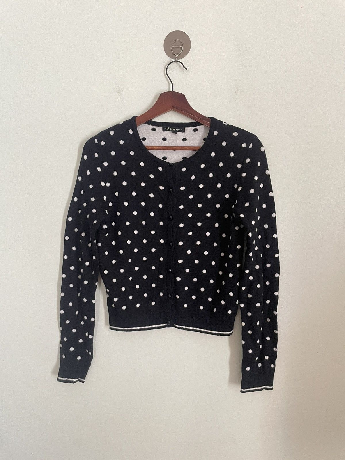agnes b. To Agnes B. by Agnes B. Polkadot Sweater Size ONE SIZE - 1 Thumbnail